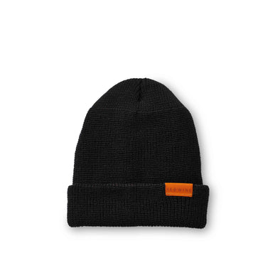 97492 Merino Wool Knit Hat Black