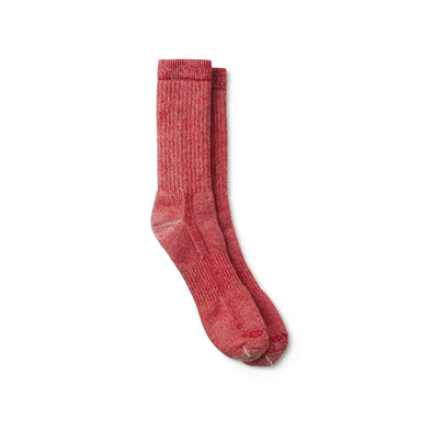 97674 Full Crew Merino Sock Scarlet