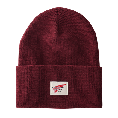 97479 Logo Knit Beanie Hat Burgundy